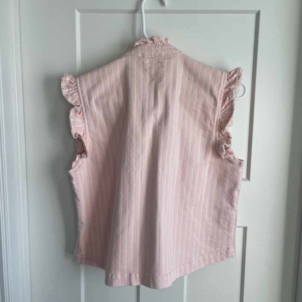 seventy + mochi Pink and White Vest - Picture 3 of 9